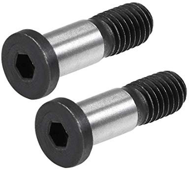 M8 x 10 mm Schrauben Hex Socket Drive Schrauben mit Rundkopf für SG Riemenscheibe Kugellager 2 Stück