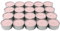 Velas de Té Aromáticas Velas perfumadas - Fresa con Nata Pack 20 Velas