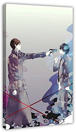 Anime-Poster Blue Exorcist 37, Leinwand-Poster, Wandkunst, Dekordruck, Gemälde für Wohnzimmer, Schlafzimmer, Dekoration, 40 x 60 cm, Rahmen:
