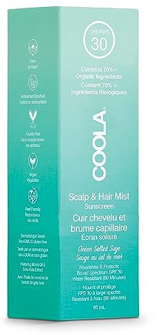 COOLA Scalp & Hair Mist Sunscreen SPF 30, 60ml