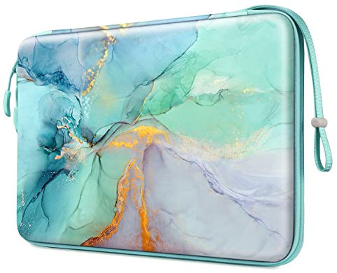 FINPAC Laptop Tasche Hülle für 13,6 MacBook Air 2025-2022 M4/M3/M2 A3240 A3113 A2681, 14 MacBook Pro M4/M3/M2/M1 A3112 A3401 A3185 A2992 A2918, 13,3 MacBook Air/Pro, stoßfest Laptoptasche