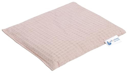 Medi Partners Kirschkernkissen Körnerkissen groß Wärmekissen 500g Rechteck 20x25cm Öko Natur 100% Baumwolle Wärme + Kältetherapie Massagetherapie (Hell-Pink)