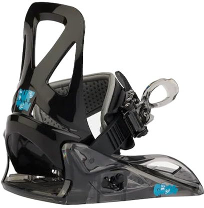 BURTON Grom Disc Kids Snowboard Bindung schwarz Sz M