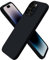 ORNARTO kompatibel mit iPhone 14 Pro Max Hülle 6,7 Zoll 2022, Silikon Case Ultra Dünne Voller Schutz Flüssig Silikon Handyhülle Schutz für iPhone 14 Pro Max 6,7 Zoll 2022 Mitternacht