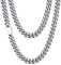 ChainsHouse Panzerkette Herren Kubanische Kette 46cm Schmuck Damen