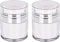 2/4 PCS Cream Jar Vacuum Bottle Empty Refillable Cosmetic Air Pump Jars Bottles Travel Portable Airless Lotion Sample Container Pot Leak-Proof DIY Accessaries (2 PCS,30ML)