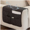 AWAV Sofa Armrest Organiser Hanging Storage Bag Couch Chair TV Remote Control Holder Armchairs Couch Organiser waterproof Anti-Slip for Cellphone Magazines Glasses TV Remote Control (Black)