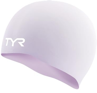 TYR LCSJR520ALL Wrinkle-Free Junior Silicone Swim Cap Lilac All