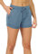 icyzone Damen Sport Kurze Hose Laufshorts Jogginghose Sommer Sportshorts Atmungsaktiv Running Gym Shorts (XXL, Dusty Blue)