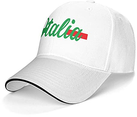 Herren Damen Baseballmütze Italien-Flagge Baseball Kappen Verstellbar Hip-Hop-Hut Atmungsaktiv Snapback Kappe Für Laufen Sport Draussen