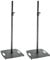 2x SPS005 Square Base Speaker Stand DJ PA Lighting Mount Adjustable Disco