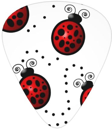 Art Ladybug Tracks Premium Bass E-Gitarre Plektrum Plektrum für unvergleichliche musikalische Erfahrung