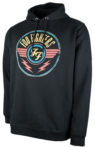 Amplified Schwerer Kapuzenpullover - FOO Fighters Air, Schwarz, S
