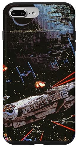 iPhone 7 Plus/8 Plus Star Wars Return of the Jedi Death Star II Battle Black Case