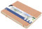 Kangaro Art Skizzenbuch A5 landscape altrosa PU Hardcover 80 Blatt 140 Gramm cremefarbenes Papier, Rosa