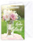 KE - Glückwunschkarte zum Hochzeitstag, Hochzeitstag Karte, inkl. Umschlag, DIN B6 Format, weiß, Motiv: Blumenstrauß in Vase