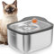 Fontaine a Eau Chat INOX, 4,5L Fontaine à Eau pour Chat, Ultra Silencieux avec Batterie 4000 mAh, Disponible pour Les Animaux de Petite et Moyenne Taille- FS0010BK