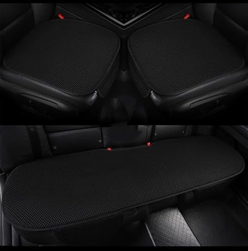 3 Stück Autositzkissen für VW T4 Transporter,sitzkissen Sitzauflagen Sitzauflage Auto Sitzpolster Seat Cushion Car Seat Protector Auto Zubehör,Blac-k