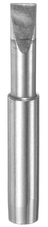 sourcing map Soldering Iron Tips 900M-T-S3 Flat Edge 5.3mm Chisel Width Nickel-Plated Solder Welding Replacement Tip for Electrical Solder Station, Silver Tone