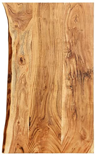 qohoio Dessus de Meuble-lavabo de Salle de Bain Acacia 100x52x3,8 cm Vasque À Poser Salle De Bain,Lavabo Salle De Bain