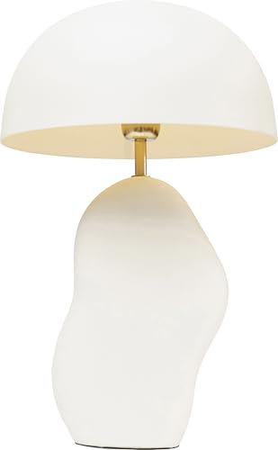 Kare Design Tischlampe Nube Weiß, Metall, Skandinavisch, Moderne Tischleuchte, Schreibtischlampe, Büro, Wohnzimmer, Schlafzimmer, Office, keine Leuchtmittel inklusive, 48x30x30 (HxBxT)
