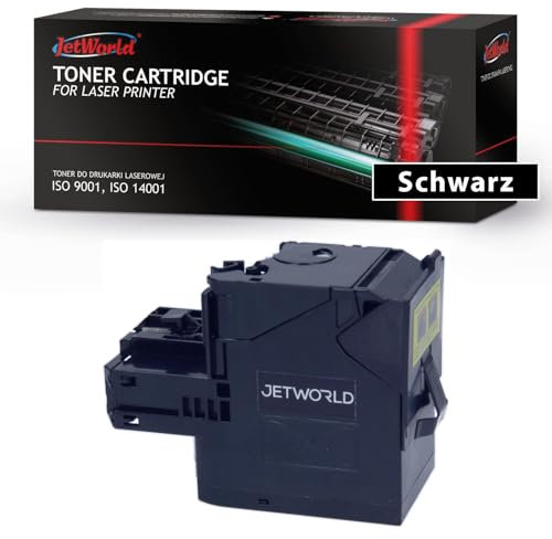 JetWorld Toner Ersatz Lexmark 71B20K0 Schwarz für CS317dn, CX317dn, CS417dn, CX417de, CS517de, CX517de 3000 Seiten je Tonerkartusche, Hochwertiger Druck