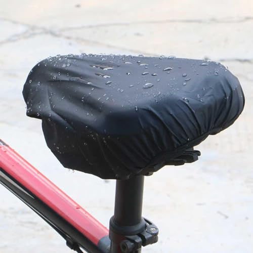 Raypontia 10 Stücks Fahrradsitzbezug - 27 * 18 cm Elastische Fahrradsattel Regenschutz,Regen Fahrradsattel Überzug Wasserdicht,Fahrradsitzbezug Vor Regen,Fahrrad-sattelbezug Regen, Leicht Zu Tragen