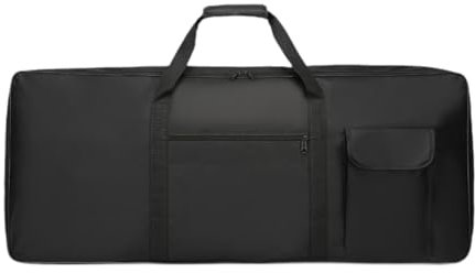 perfeclan Bolsa para teclado impermeable, con asa, tela Oxford, funda para teclado portátil, funda para teclado eléctrico, funda para piano para estudio de, 76 Teclas