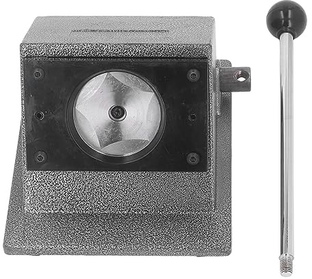 Segrehy ​​Grafik-Stanzer 25, 75mm, Runder Auszeichnungsstanzer, Manuelle Buttonpresse mit Kreisschneider für Buttons 25mm 32mm 58mm 75mm, Button-Maker, für Bastelprojekte und Anstecker-Herstellung​​