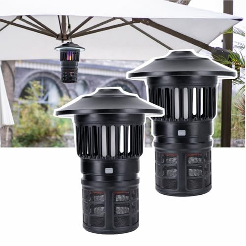 Lot de 2 pièges à Moustique éclairant d'extérieur EZIlight® Mosquito Garden MG 30