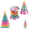 Spiral Cone Fidget Toy – 3Pcs Impossible Cone Fidget Toy, 3D Printed Fidget Toys with Optical Illusion, Stress Relief Toys, Pass-Through Pyramid Fidget for Adults & Kids, Desk Gadget & Gift, Colorful