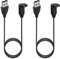 Qneneam 2 Stück Uhren-Ladekabel kompatibel mit Fenix 5 5S 5X Plus 6 6S 6X Pro 7 7S 7X Forerunner 45 45S 245 Music 935 945 Vívoactive 3 4 4S Approach S10 S40 S60 Vívomove 3S Sport Venu Sq 2 Plus