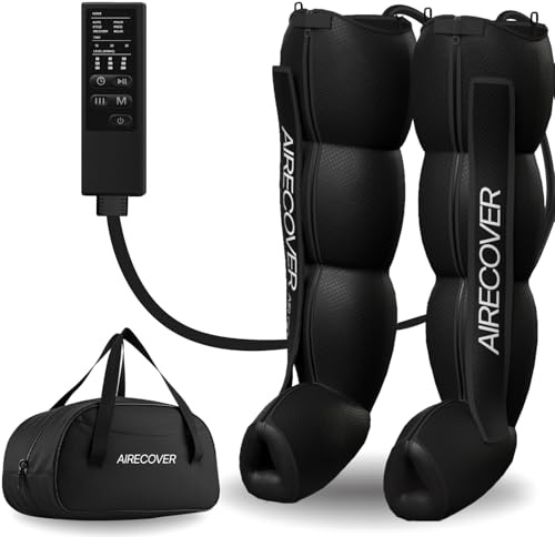 Recovery Boots, Beinmassagegerät Luftkompressionsart für Zuhause – Kompressionsmassage für Beine & Füße gegen Müdigkeit & Schwellung, fördert Durchblutung (M:170-182 CM)