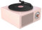 mophrati Giradischi Altoparlante wireless universale Mini cassa audio stereo Lettore di registrazione con ricarica USB Home Studio Desktop Hotel, Rosa