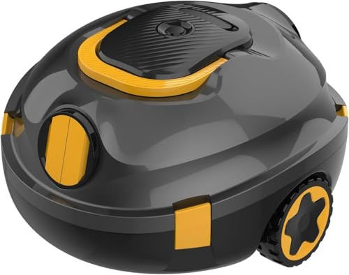 Y20 Roboter Poolreiniger, kabelloser Poolsauger für oberirdische & inground flache Pools mit Dual Motoren, 120 Min Laufzeit, Auto-Parking, leistungsstarker Pool-Staubsaugroboter für bis zu 1100 m²