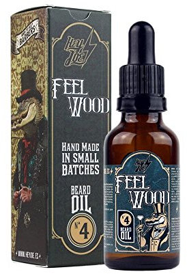 HEY JOE! Beard Oil Nº 4 Feel Wood | Natürliches und Erfrischendes Bartöl Herren mit Zedernholz- und Wacholderduft - Bartpflege für Gesunde Bärte - Bart Öl 30 ml