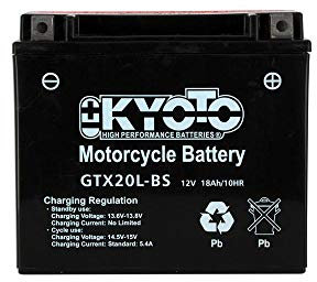 Batterie YTX20L-BS - KYOTO - 12V / 14Ah