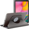 ebestStar - Funda para Samsung Galaxy Tab A 10.1 2019 T510 T515, Carcasa Capa Giratoria, 360 Protectora, Cuero PU Soporte, Gris