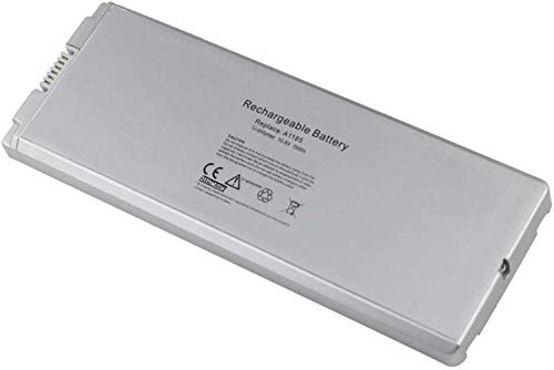 A1181 Sostituzione della batteria del computer portatile per Apple 13 MacBook A1185 (Mid/Late 2006, Mid/Late 2007, Early/Late 2008, Early/Mid. 2009) Fits MA254 MA255 MB402 MA566 Series(10.8V 55Wh)