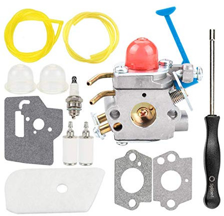 Hippotech für Zama C1Q-W40A W38 Vergaser Luftfilter Werkzeug Kraftstoffleitungsfilter für Husqvarna Trimmer Unkrautfresser Wacker Edger 28cc 124L 125L 125LDX 128C 128L 128LD 128R 128RJ