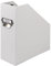 Rössler Papier 1318452091 - S.O.H.O. Stehsammler für DIN A4, mit Griff und beschriftbarem Einsteckschild, 11,5 x 26 x 31,5 cm, special edition white, 1 Stück