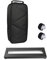 Pedalboard für Gitarre, Bass, Effektpedal, kleines Mini-Pedalboard mit Tragetasche, 2 Stück Pedalboard Klebeband 38,1 x 12,7 cm