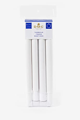 DMC - Weißer quadratischer Stickrahmen 28 x 28 cm