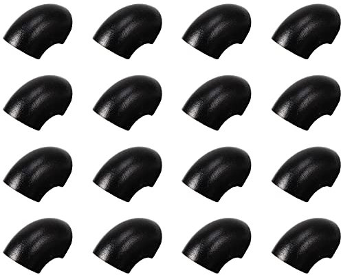 Lot de 16 Patins De Protection pour Pieds De Table en Caoutchouc Noir 3x1.5x1.5cm Protège Sols Et Meubles pour Usage Domestique Protection Pied De Chaise Pied Meuble