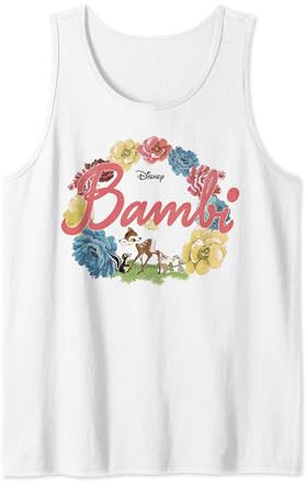 Disney Bambi Floral Ring Logo Tank Top