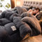 SHAIRMB Duvet, Thick Lamb Cashmere Blanket, Fluffy Cashmere Quilts, 4 Seasons Duvet, Winter Duvet for Allergy Sufferers, Thick Winter Duvet, Winter Warm Quilt Extra Warm for Winter,D,150×200cm(2kg)