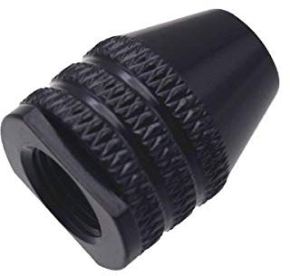 Mini 3-Backen-Bohrfutter, 0,3–3,2 mm Universalfutter Mini Quick Change Schnellspannbohrfutter Schraubendreher Adapter (M8 x 0,75mm Kurz)