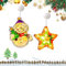 2 Stück Fenster Weihnachtsbeleuchtung Edel, Fensterlicht Weihnachten Batterie Bunt LED, Leuchtstern Fenster Saugnapf 3D, Weihnachtsdeko Amerikanisch Beleuchtet Aufhängen Warmweiß (Schneemann/Stern)