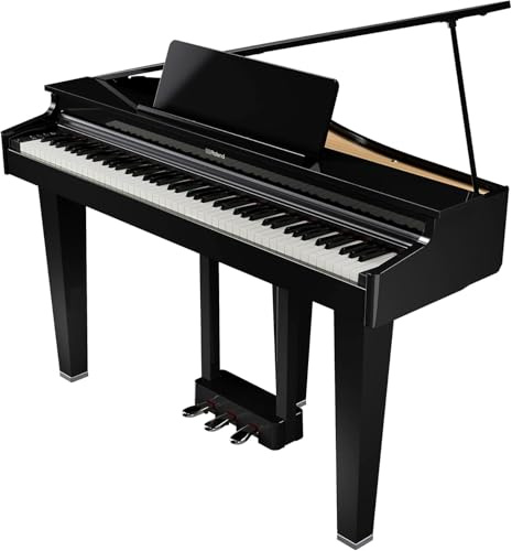 Roland GP-3 Digital Piano | Low-Profile Grand Piano with a Space-Saving Footprint | Premium Roland Piano Technologies | Authentic Tone and Touch | Immersive Sound | Onboard Bluetooth® & More