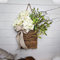 Fiorky Wildflowers Door Hanging Basket Wreath Front Door, Spring Artificial Wildflower Garland Pendant Welcome Sign Easter Home Decor Porch Farmhouse, About 35x40cm/13.77x15.74inch (8zg9qt5lq3tf9mr3)